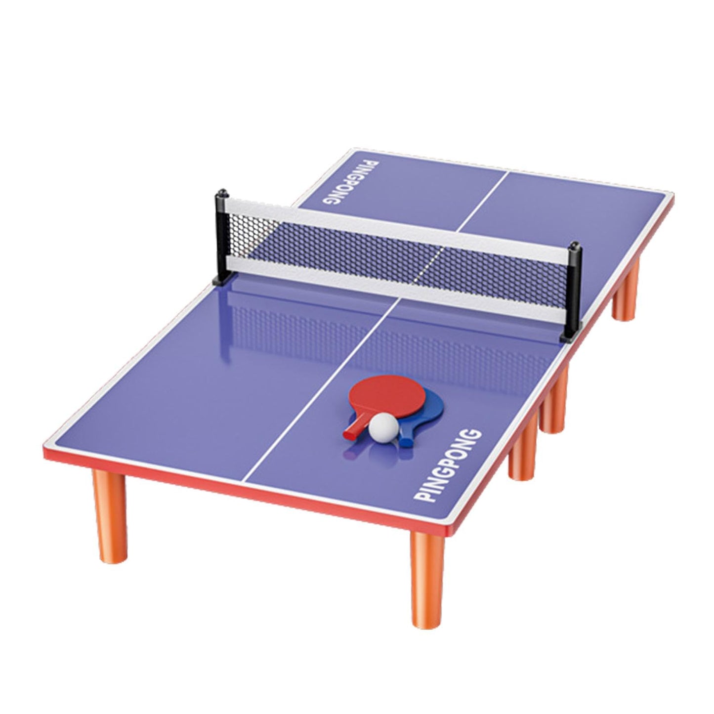 Portable Tabletop Table Tennis Game with 2 Rackets and 1 Ball, 60 cm DEMO