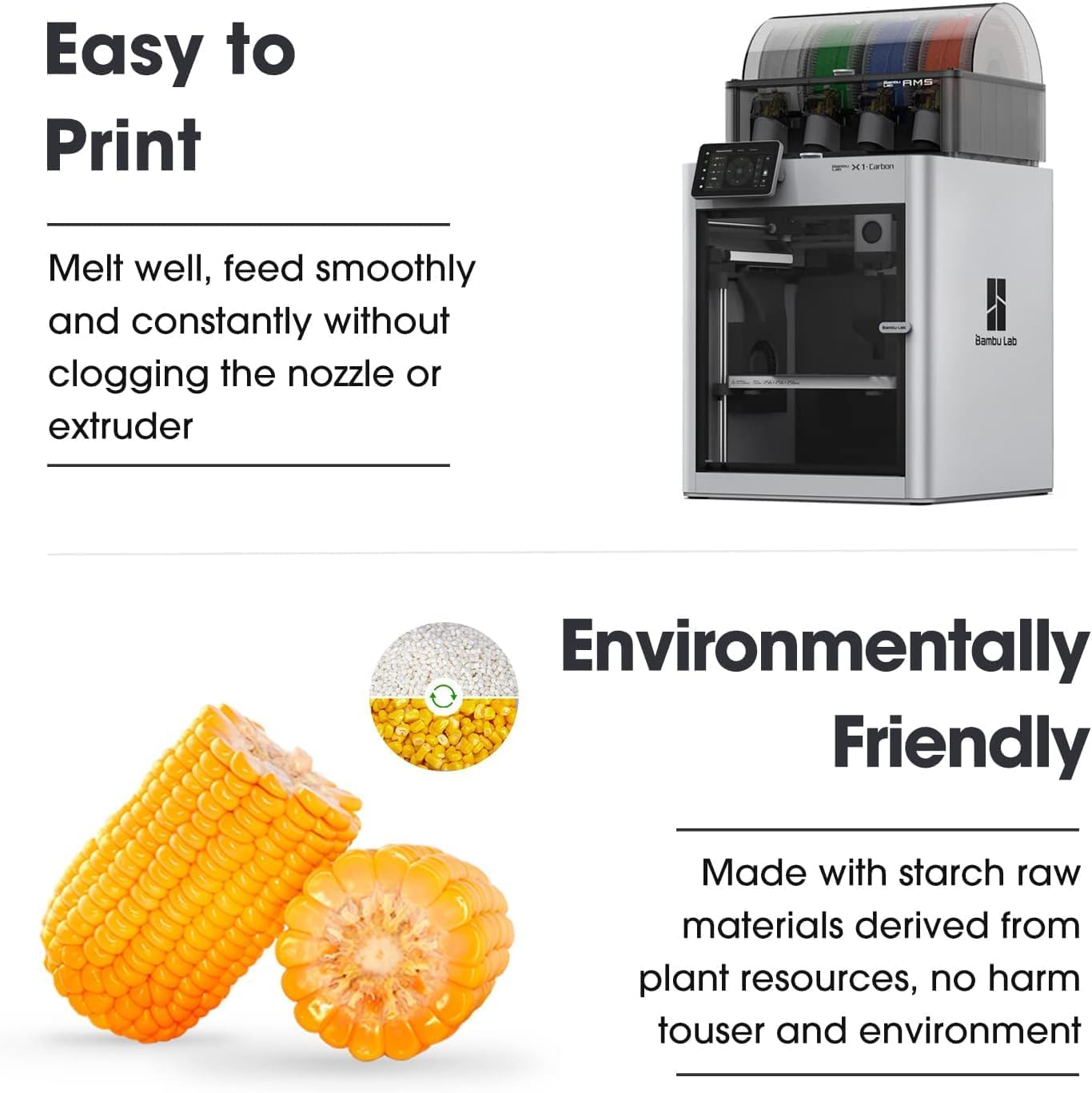 eSUN PLA+ 3D Printer Filament, 1.75mm, 1KG, Dimensional Accuracy, Brown DEMO