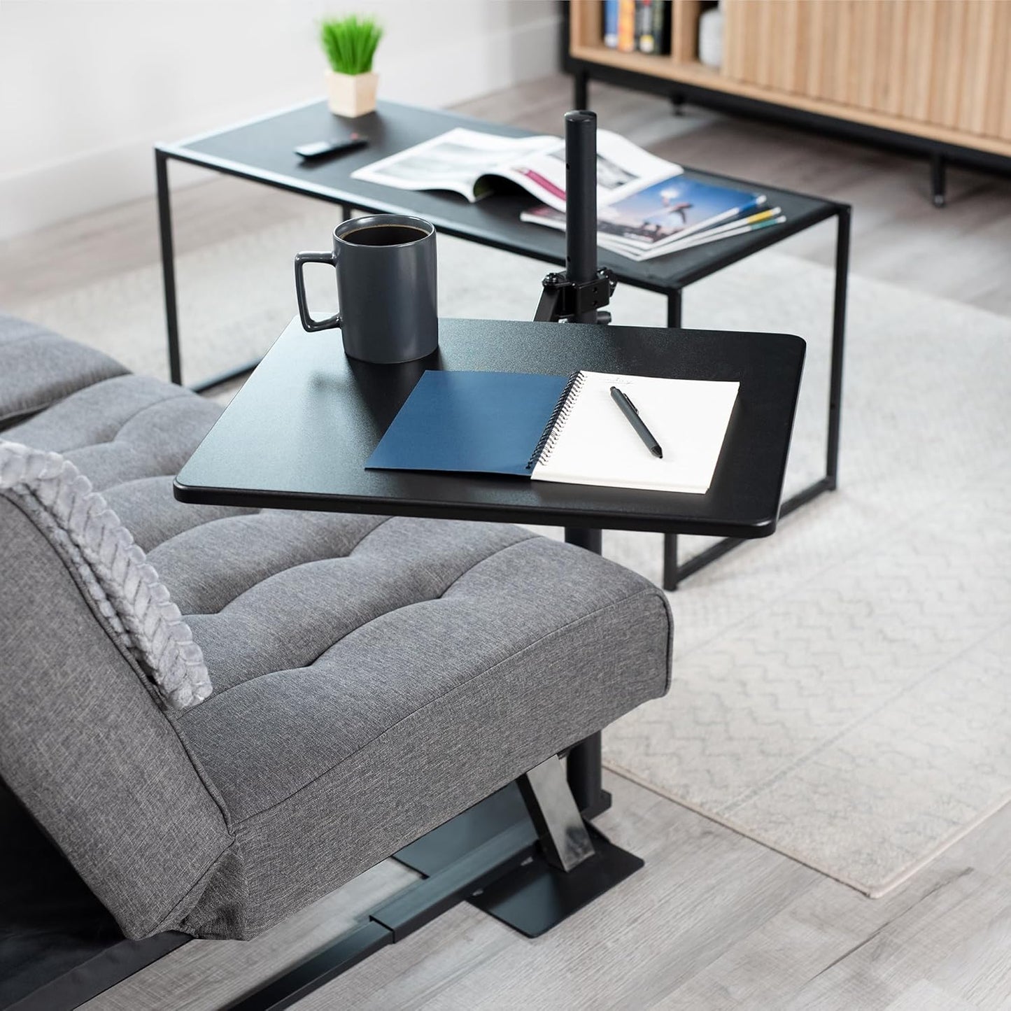 VIVO Portable Computer Workstations Laptop Desk Swivel Table Adjustable DEMO