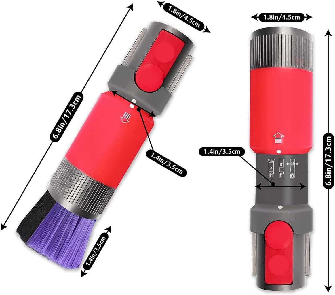 Hygieia Multi Replacement Parts Color Dusting Brush for Dyson V7 V8 V10 DEMO