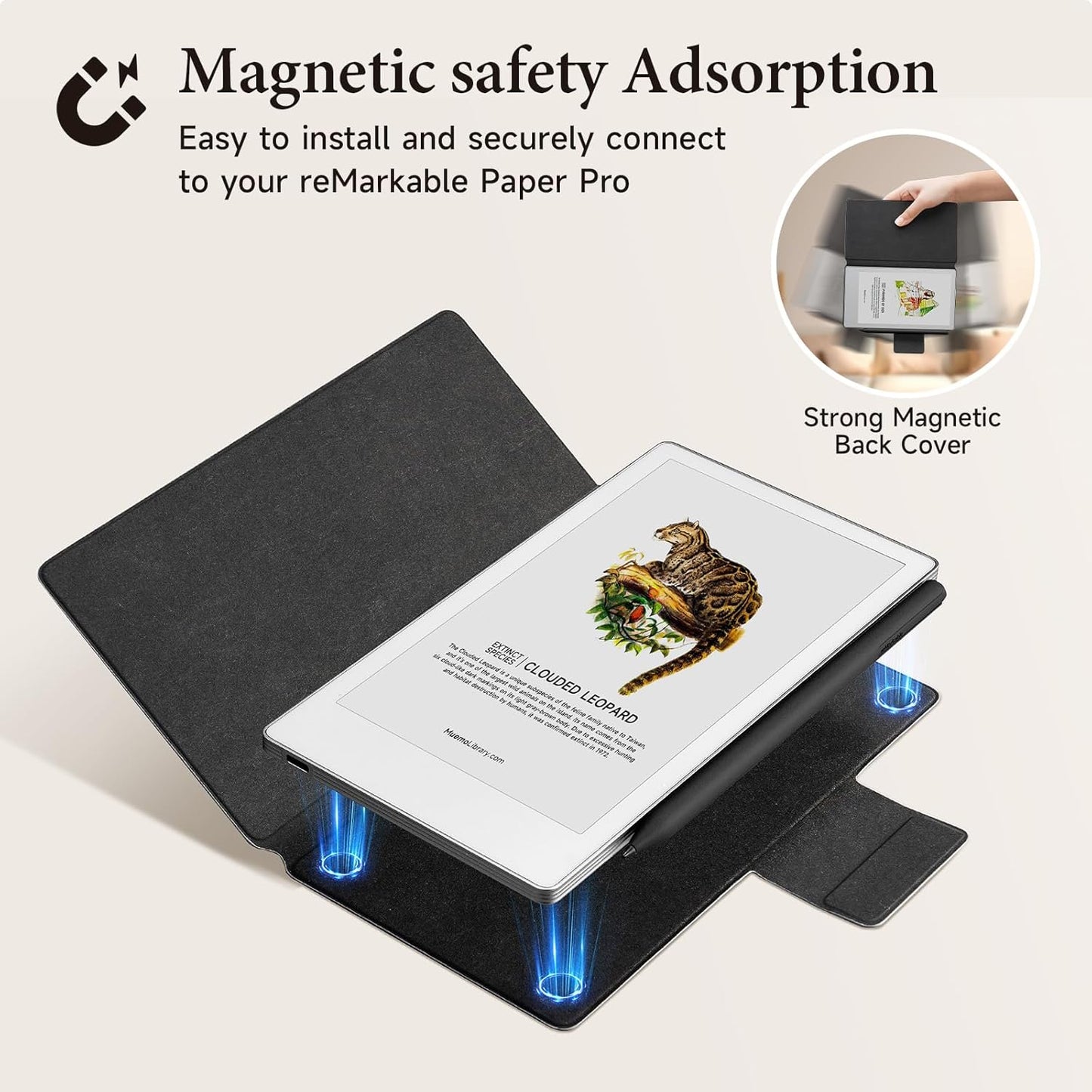 Ayotu Mosaic Cases Weave Folio Case with Pen Holder for Remarkable Paper - DEMO