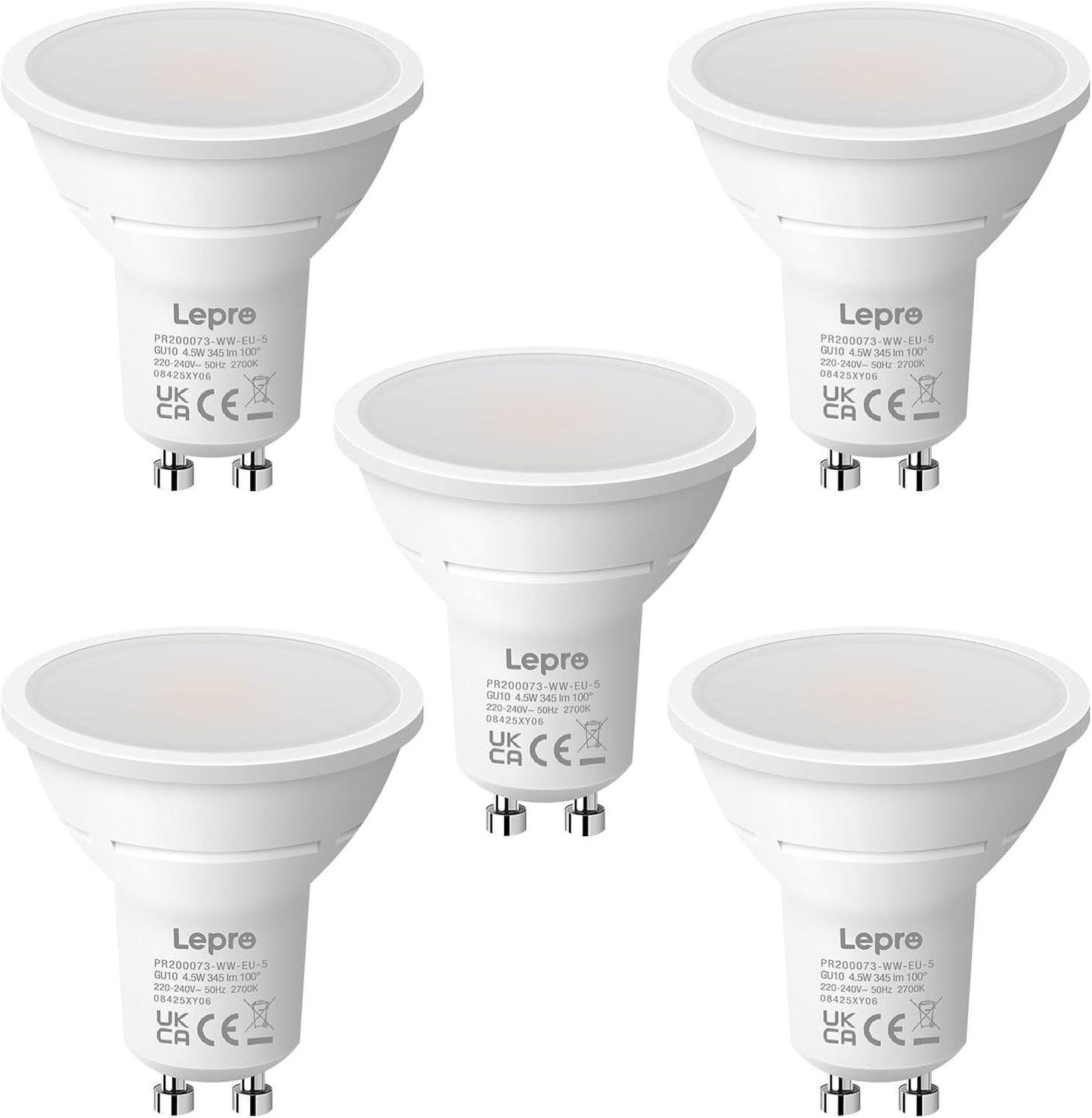 Lepro 4W LED Bulbs, Warm White 2700K Energy Saving G10 Lighting for Home, DEMO