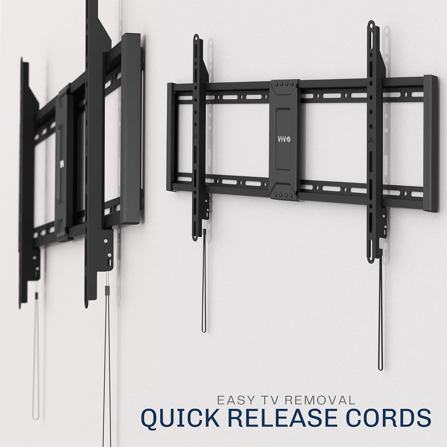 VIVO Curved & Flat TV Wall Mount Bracket for 13" to 55" Screens, Black NEW