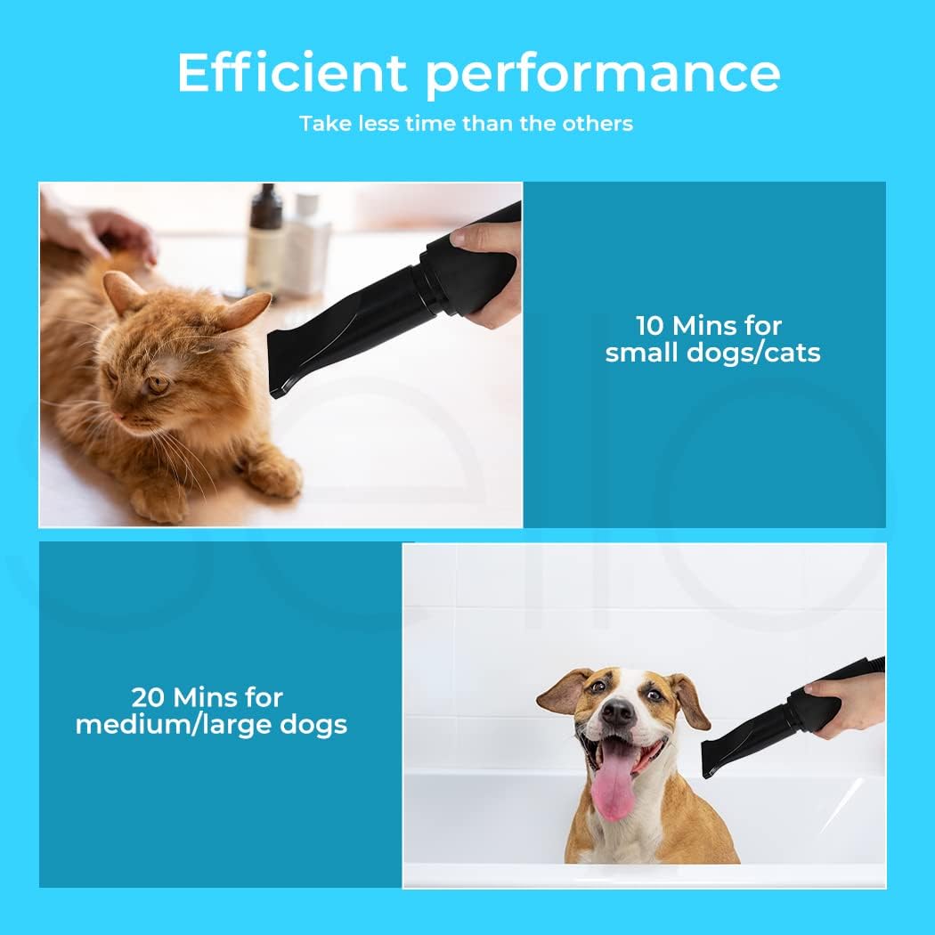 PAWZ Professional Brushes Pet Hair Dryer Grooming Blower Vacuum Cleaner NEW