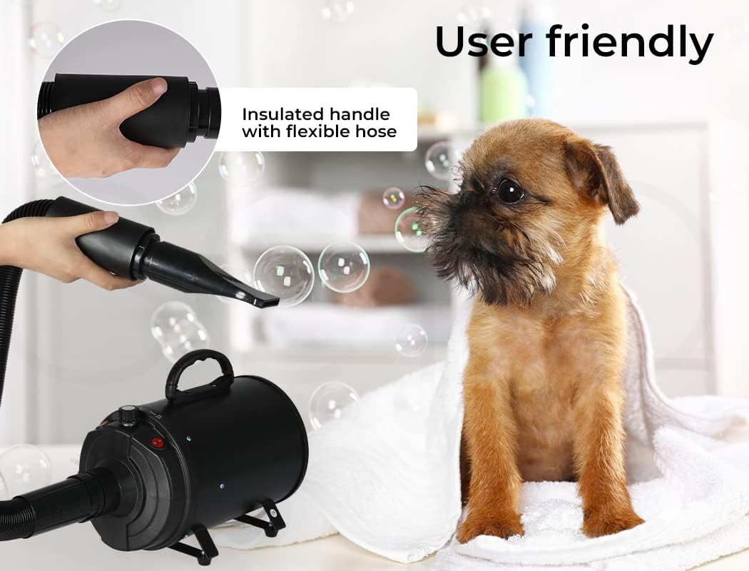 PAWZ Professional Brushes Pet Hair Dryer Grooming Blower Vacuum Cleaner NEW