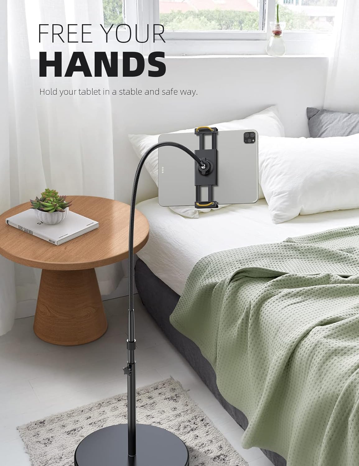 Lamicall Gooseneck Stands Swivel Tablet Floor Stand Adjustable Holder DEMO