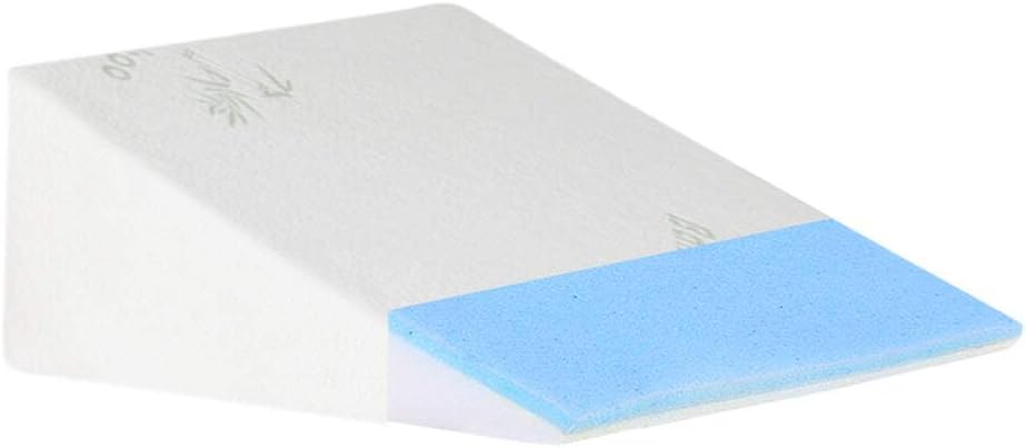 DREAMZ Wedge Reading Pillow Foam Cushion Cooling Gel Memory Side Neck Back NEW
