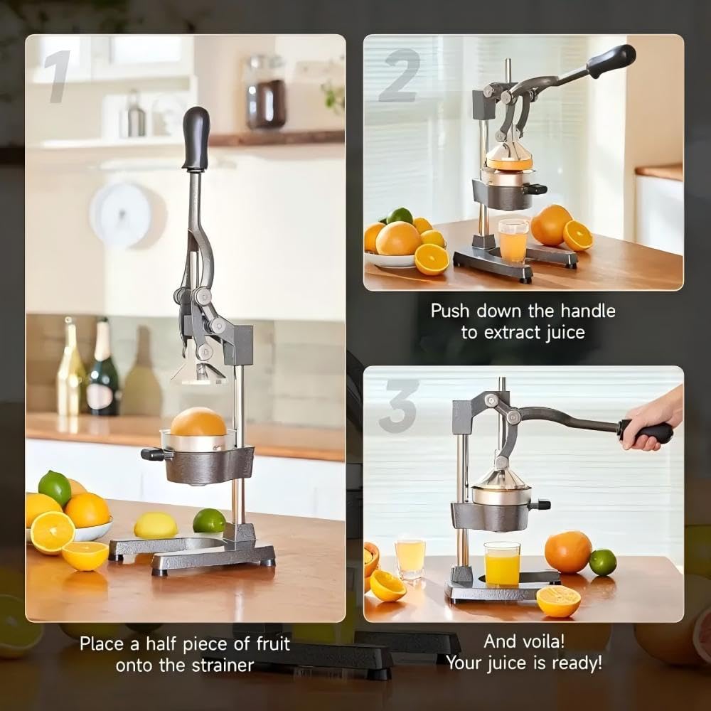TANCHEN Manual Juicer Heavy Duty Commercial Grade Stainless Steel Hand NEW