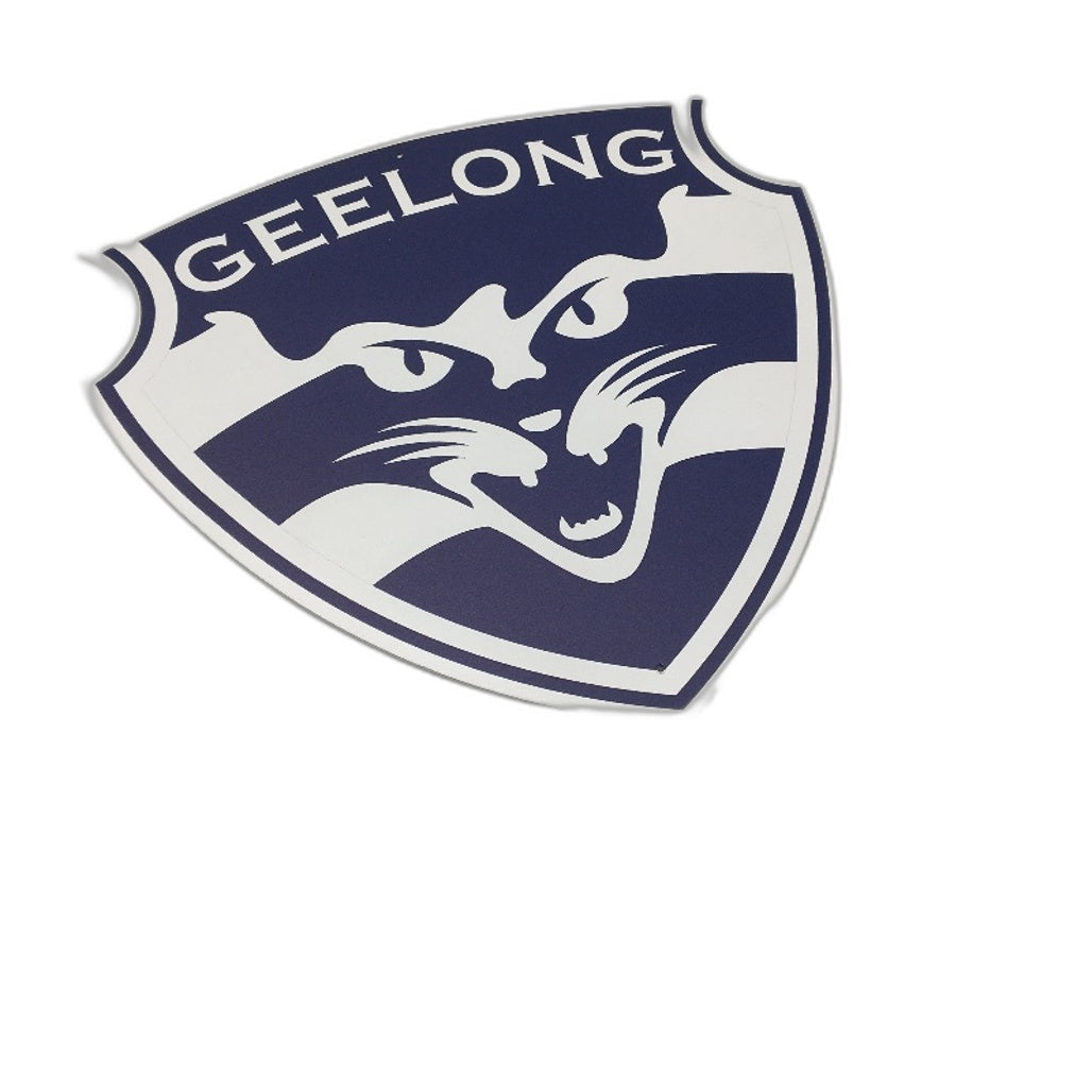 Premium Metal Geelong Cats Football Club Supporters Decal Wall Logo Sign NEW