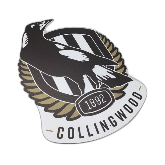 Premium Metal Collingwood Magpies Football Club Decal Wall Sign NEW