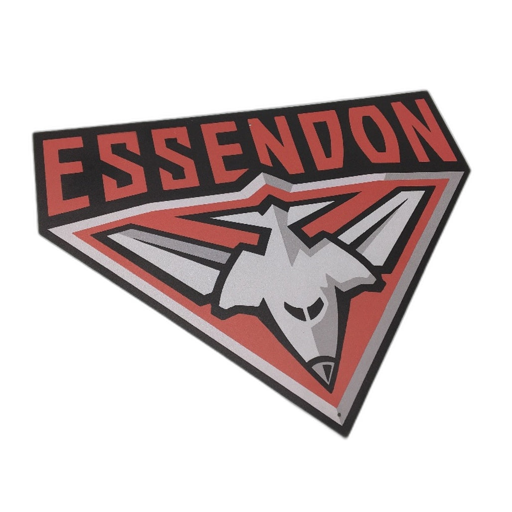 Premium Metal Essendon Bombers Football Club Decal Wall Logo Sign NEW