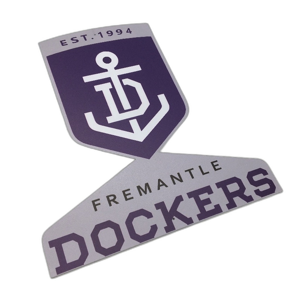 Premium Metal Fremantle Dockers Football Club Supporter Decal Wall Sign NEW