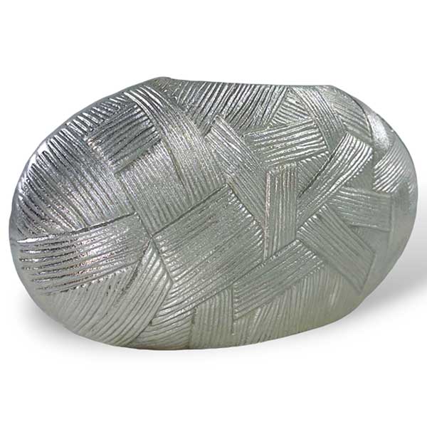 Handmade Aluminium Willow Vase NEW