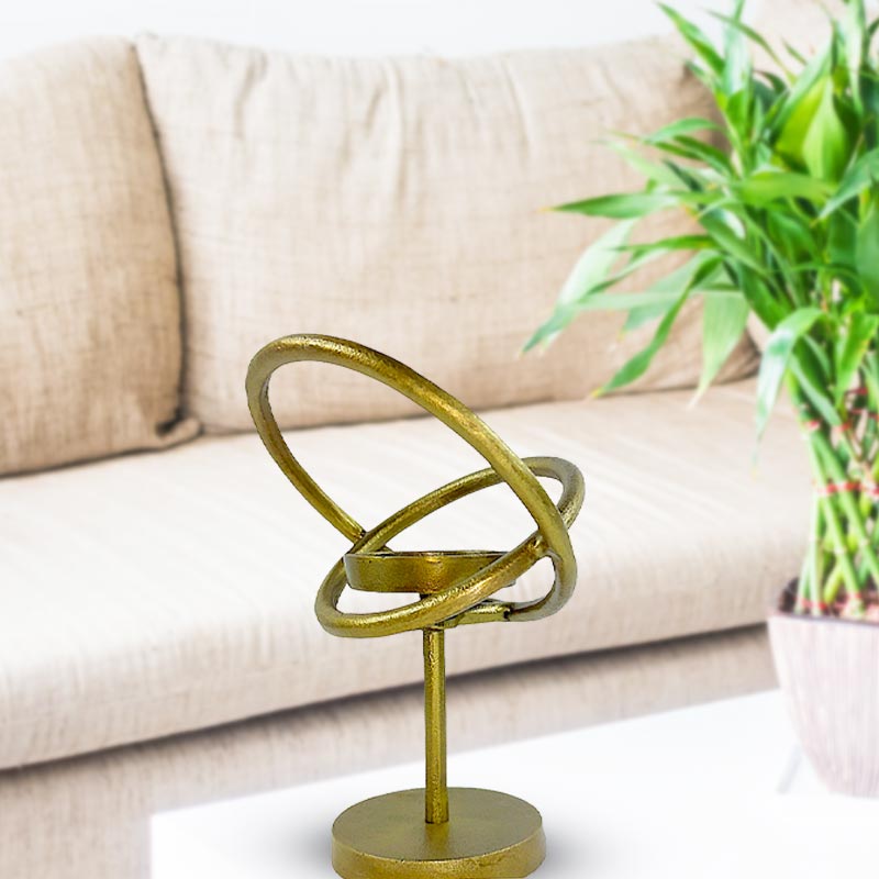 Exquisitely Handcrafted Brass Antique Candle Sphere Artistic Aluminium Holder NEW