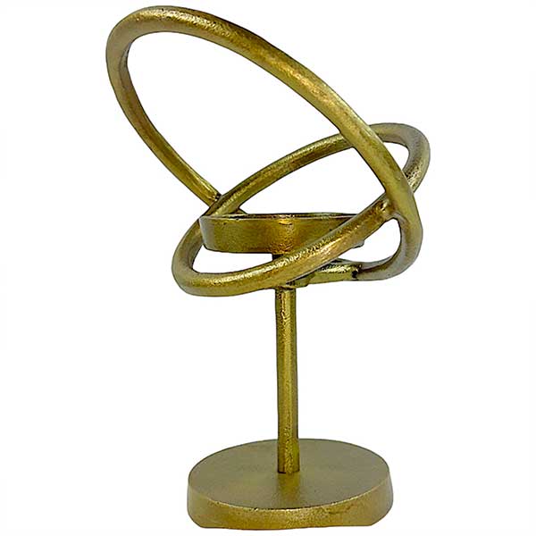 Exquisitely Handcrafted Brass Antique Candle Sphere Artistic Aluminium Holder NEW