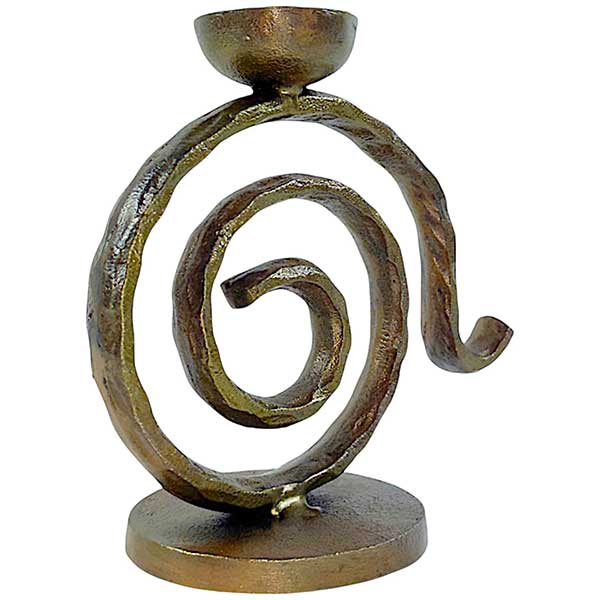 Handmade Brass Antique Spiral Candle Holder NEW