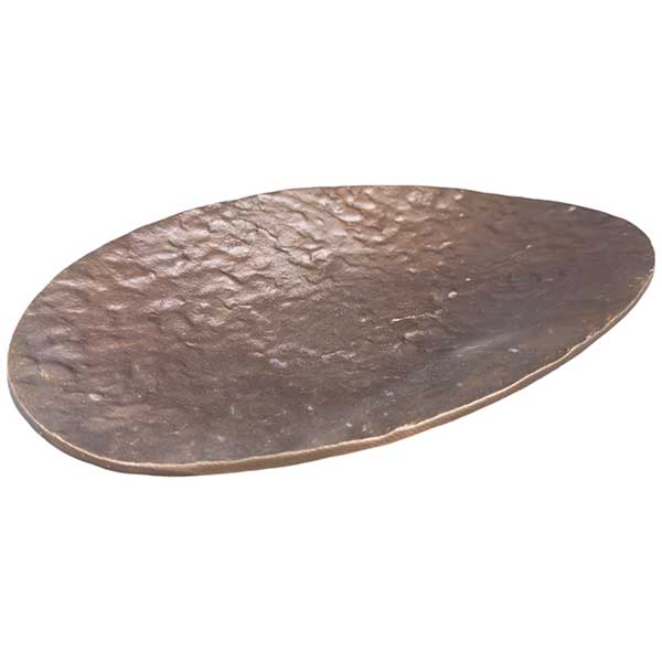 Handcrafted Antique Brass Oval Tray for Elegant Home Decor And Display Vintage Inspired NEW