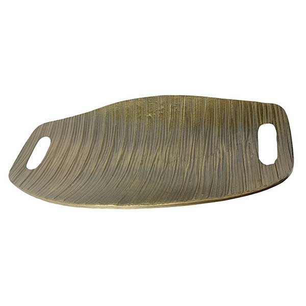 Handcrafted Ariya Luxurious Brass Tray Perfect for Home Décor NEW