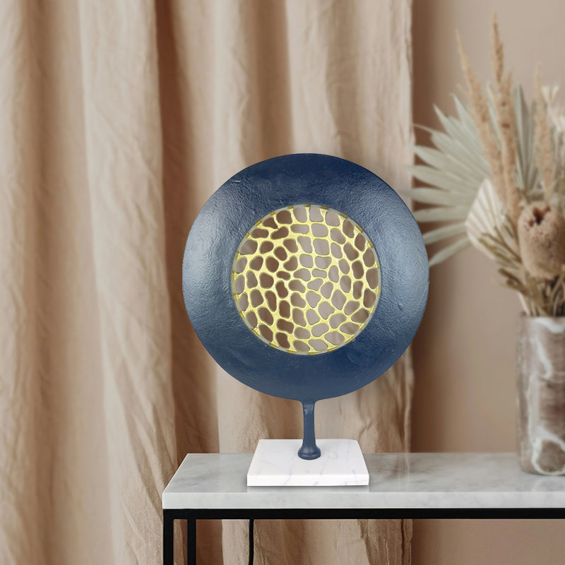 Exclusive Handcrafted Aluminium Mesh Orbit Decor  Unique Artisan Accent NEW