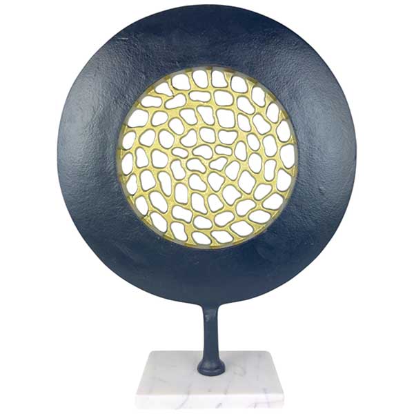Exclusive Handcrafted Aluminium Mesh Orbit Decor  Unique Artisan Accent NEW