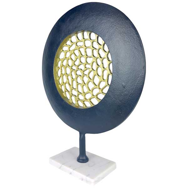 Exclusive Handcrafted Aluminium Mesh Orbit Decor  Unique Artisan Accent NEW