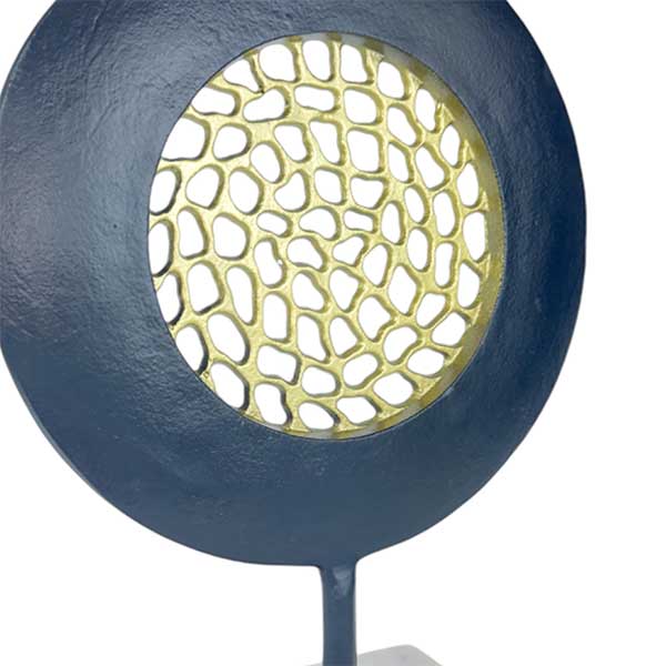 Exclusive Handcrafted Aluminium Mesh Orbit Decor  Unique Artisan Accent NEW