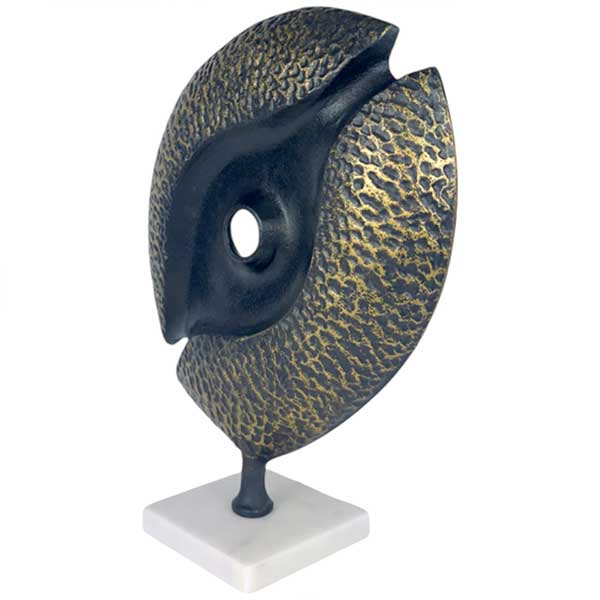 Handcrafted Abstract Eye Art Sculpture Premium Aluminum Iron Decorative Accessory  NEW