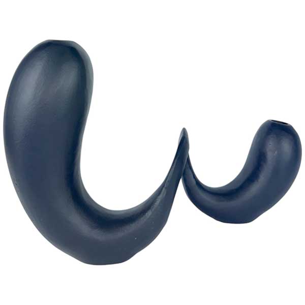 Handmade Abstract Snake Aluminum Iron Candle Holder Unique Artistic Accent for Home Decor NEW