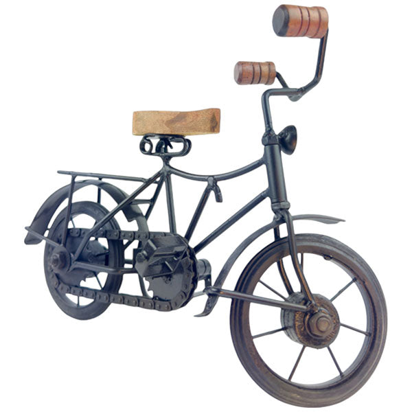 Handcrafted Vintage Inspired Bike with Functional Basket Home Decor NEW