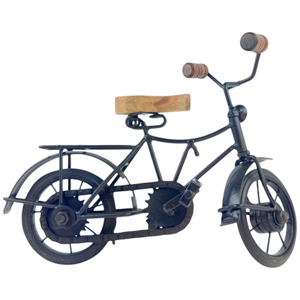 Handcrafted Vintage Inspired Bike with Functional Basket Home Decor NEW
