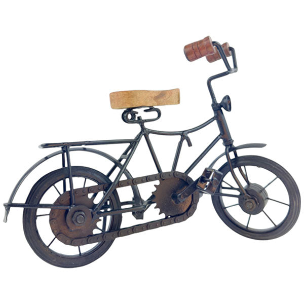 Handcrafted Vintage Inspired Bike with Functional Basket Home Decor NEW