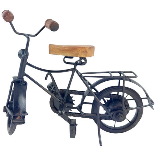 Handcrafted Vintage Inspired Bike with Functional Basket Home Decor NEW