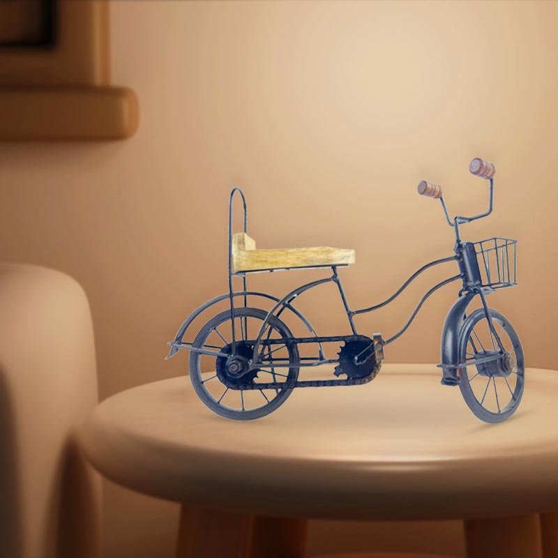Chic Handmade Eva Bike Table Accent Sophisticated Interior Decor NEW