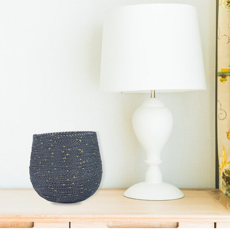 Handcrafted Iron Wire Art Piece Intricate Design with Natural Finish NEW