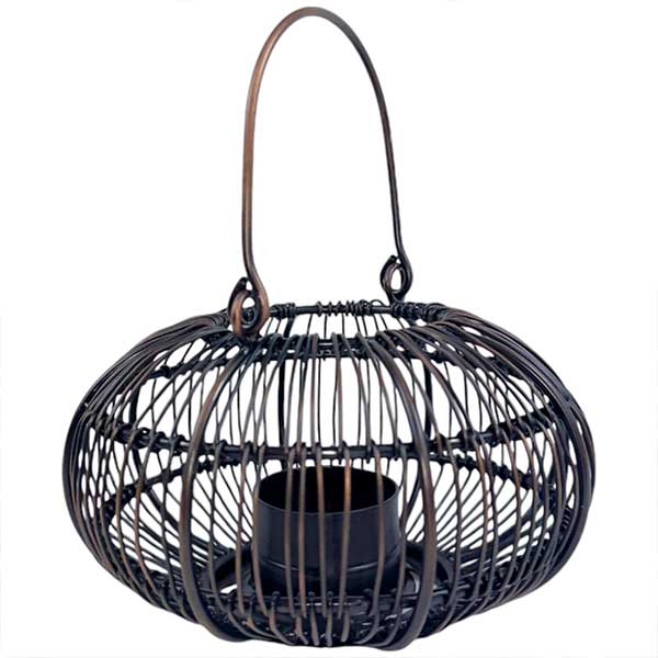 Antique Bronze Handmade Tea Light HolderWarm Inviting Ambiance NEW