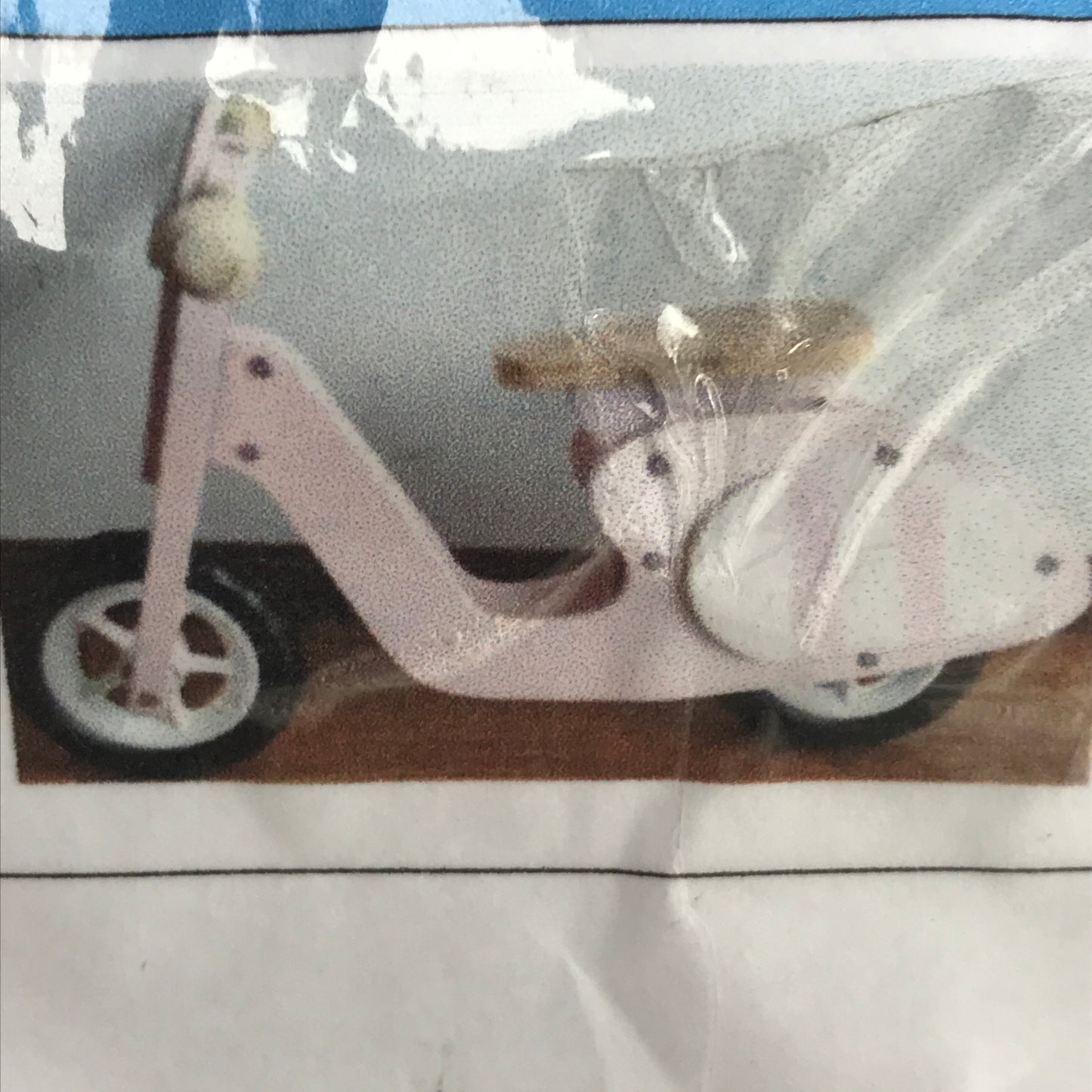 Kids Retro Design Light Pink Natural Wooden Balance Push Bike NEW