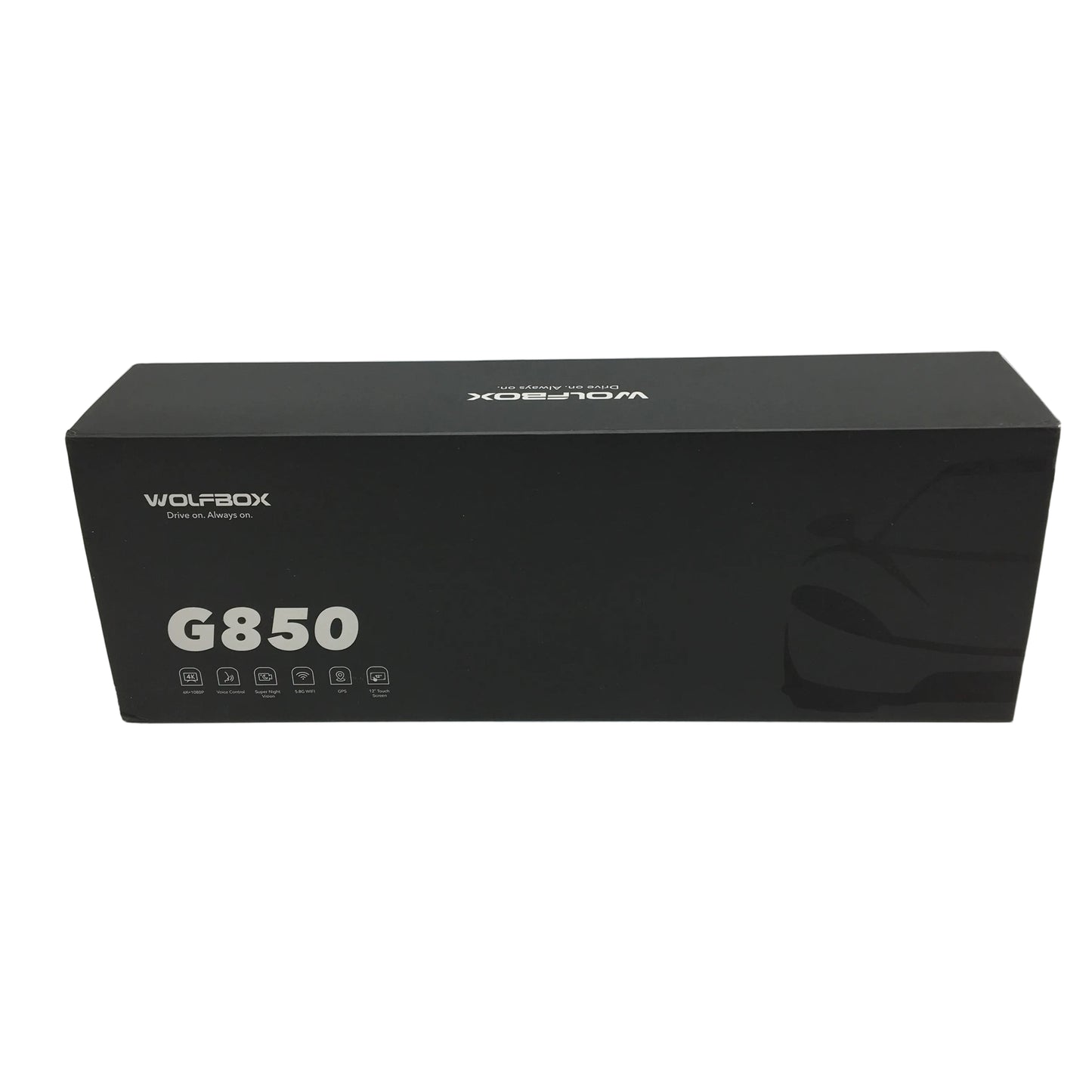 WOLFBOX G850 12 Inch 4K 1080p Smart Mirror Dash Cam with Voice Control DEMO