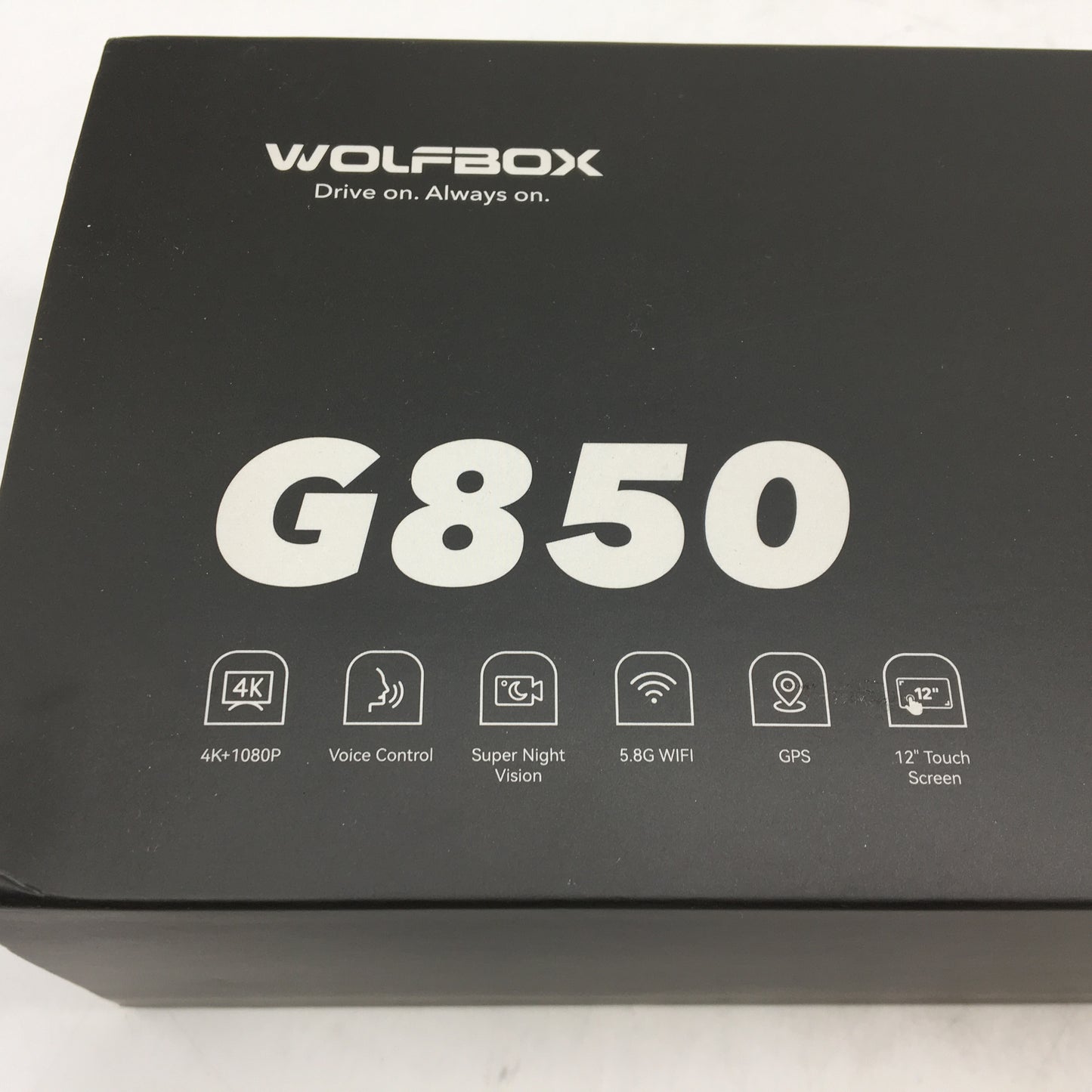 WOLFBOX G850 12 Inch 4K 1080p Smart Mirror Dash Cam with Voice Control DEMO