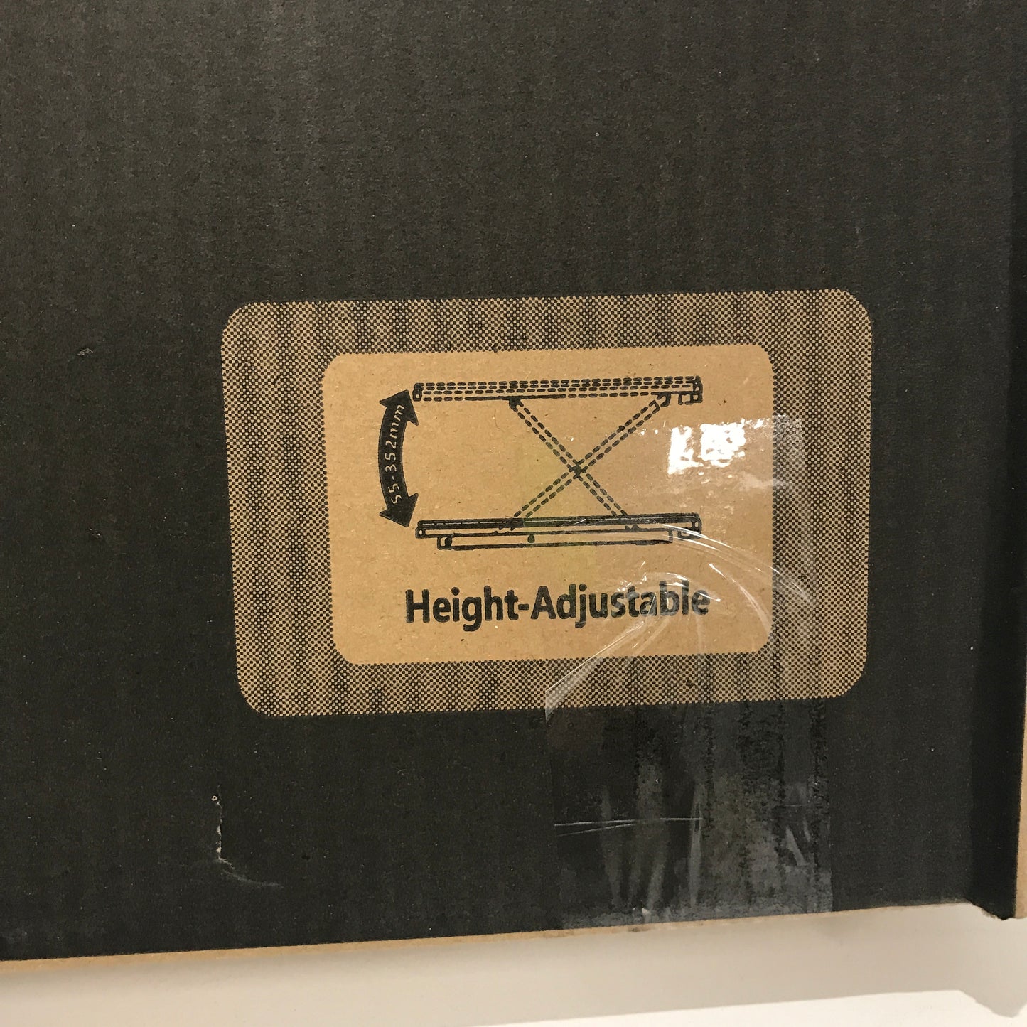 Mount It Height Adjustable Standing Keyboard Platform Black 60 x 30cm NEW