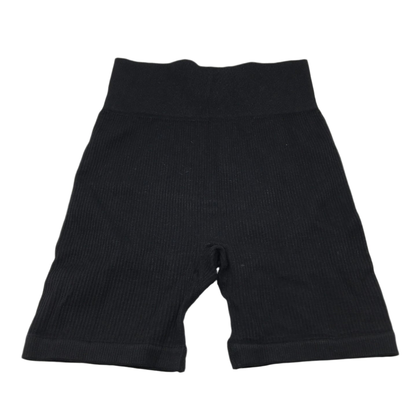 Subtitled Sports Club Ribbed High Waisted Black Bike Shorts Ladies Size XS/S NEW