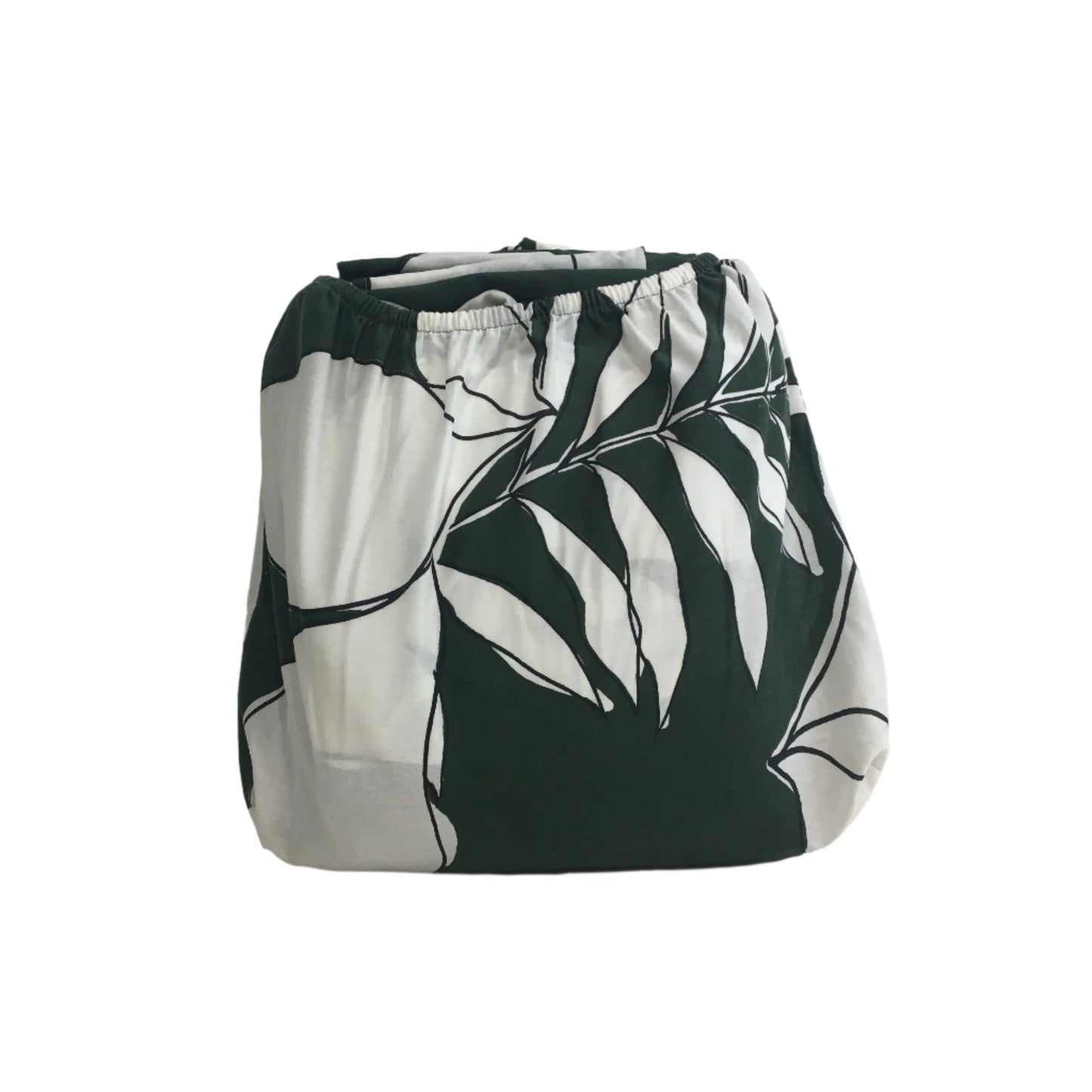 Target Home Green White Solis Abstract Leaf Cotton Quilt Cover Set QUEEN NEW