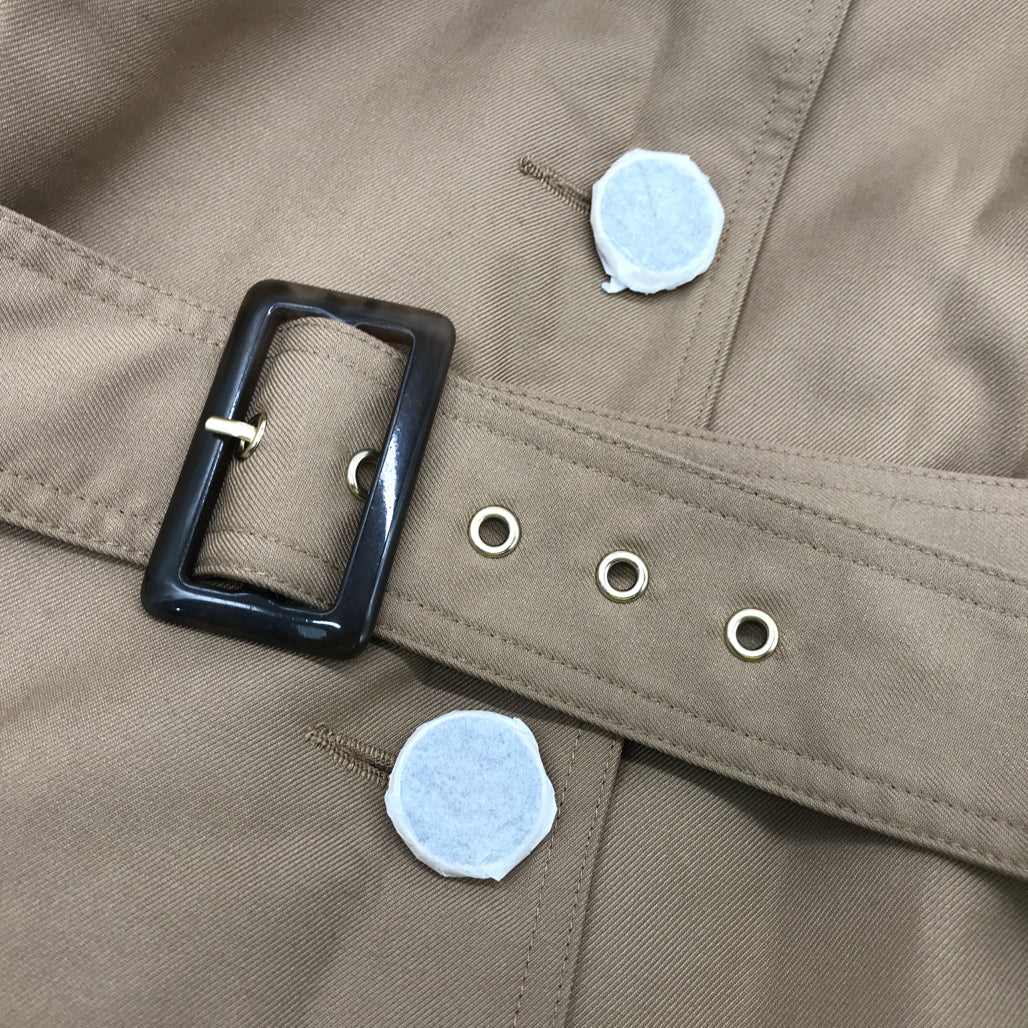 Jacqui.E Tara Belted Beige Trench Coat Ladies Size AU 14 NEW