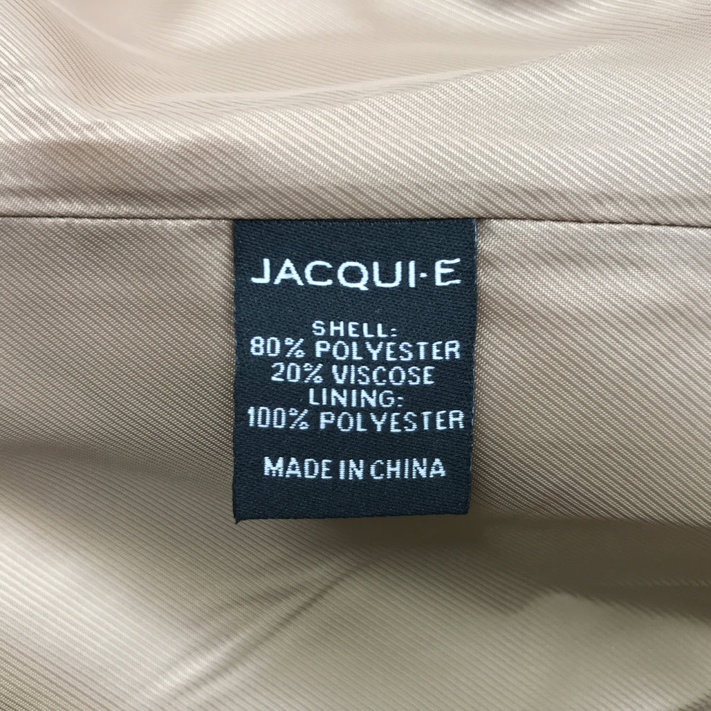 Jacqui.E Tara Belted Beige Trench Coat Ladies Size AU 14 NEW