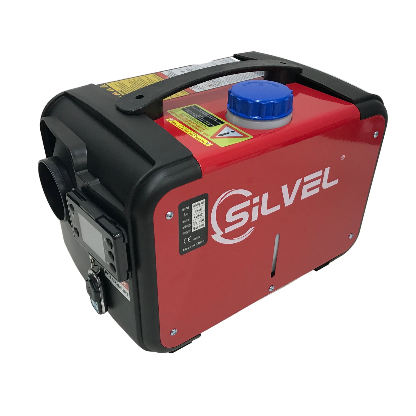 Silvel 5Kw All In One Portable 12V Diesel Air Heater Lcd Display & Remote NEW