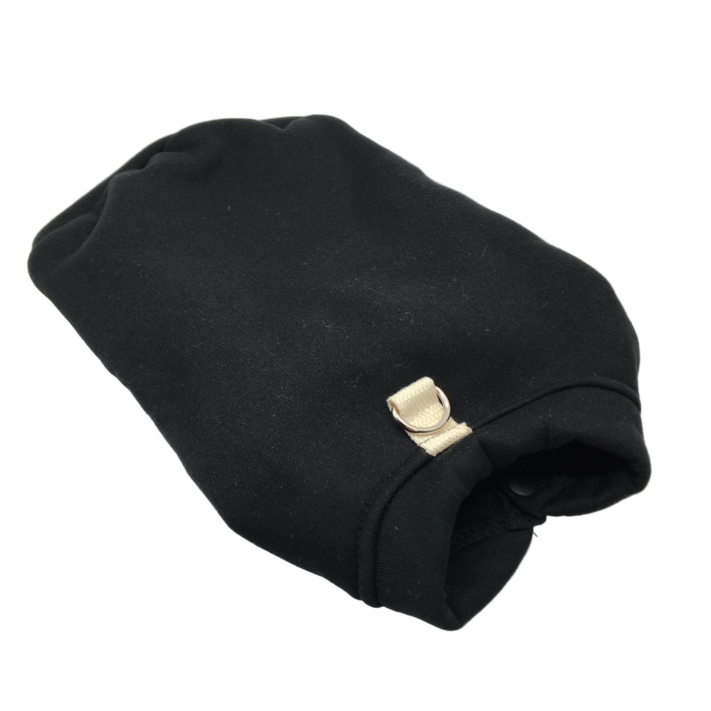 Milo & Mink 9 Pcs Black Fleece Doggy Sweater & Accessories Bundle Dog Size 2XS