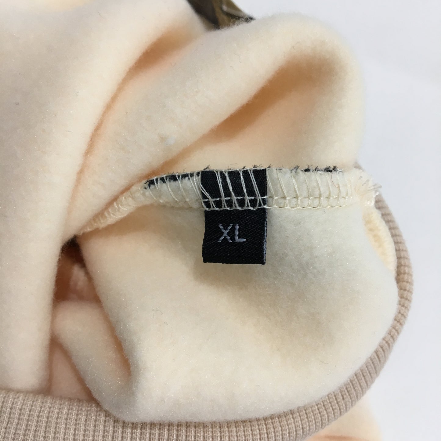 Milo & Mink Beige & Brown Collared Check Doggy Pullover Sweater Jumper Size S