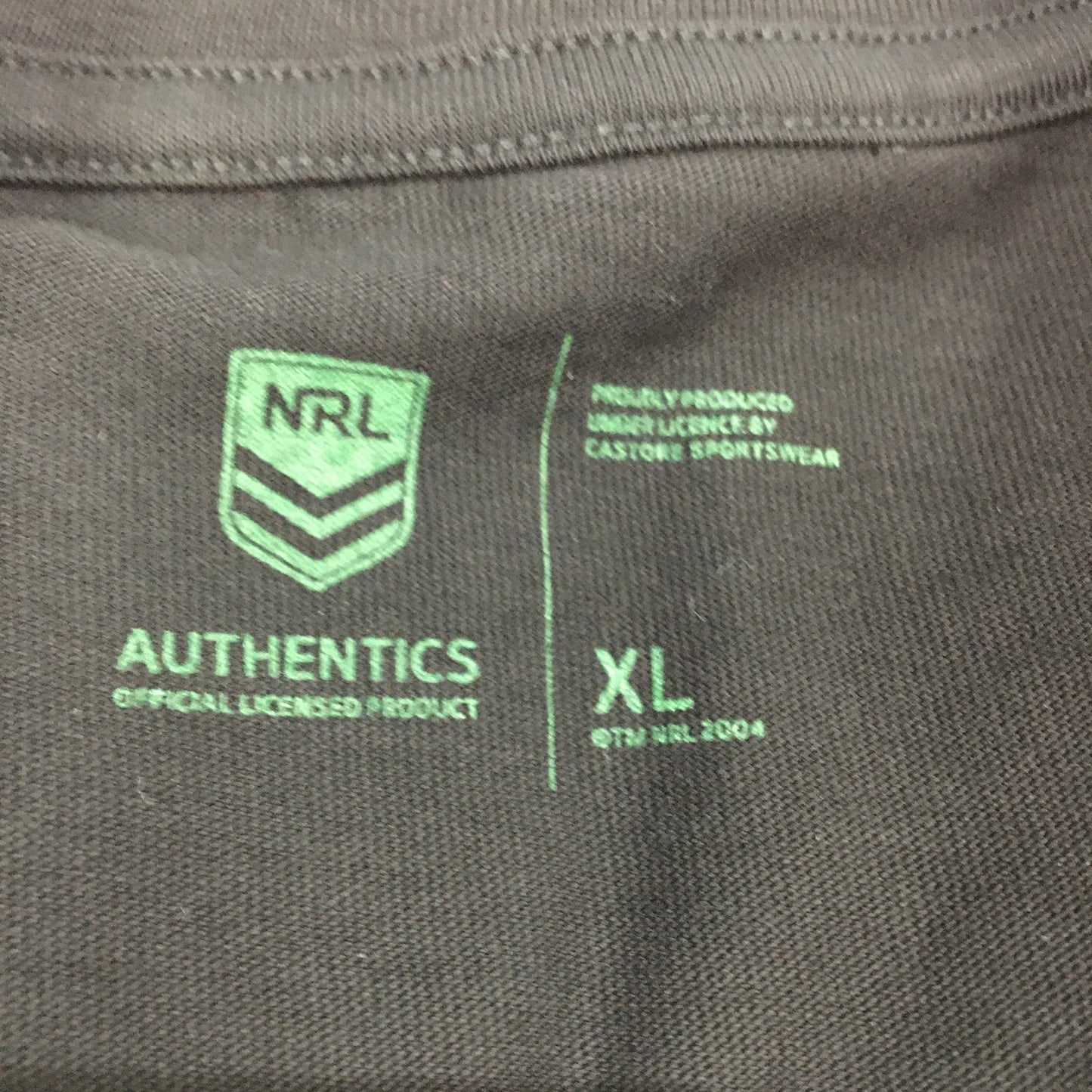 NRL Authentics 2021 Melbourne Storm Purple Reign Black T-Shirt Unisex Size XL