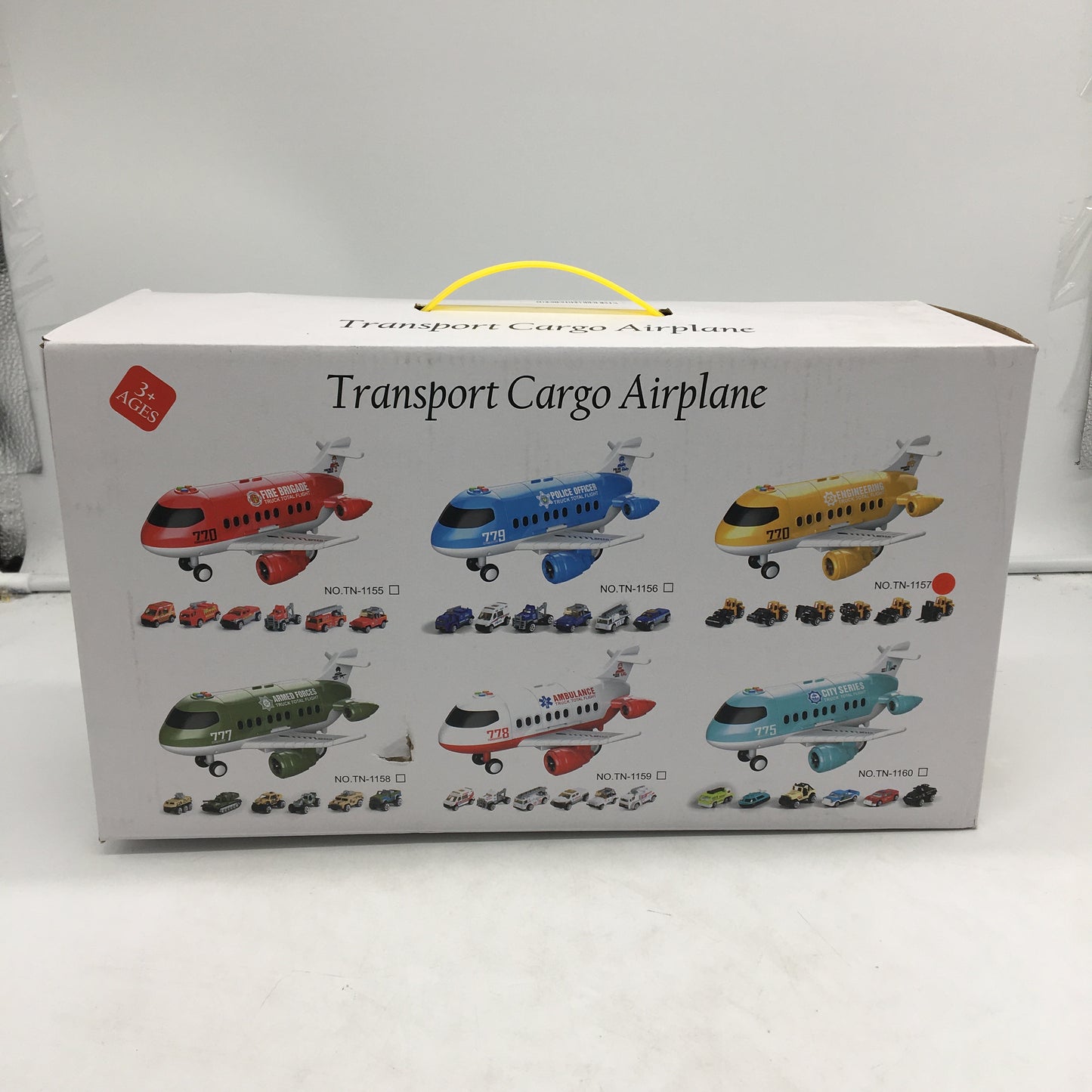Transport Cargo Airplane Engineering Truck Total Flight Music Vehicle Toy Age 3
