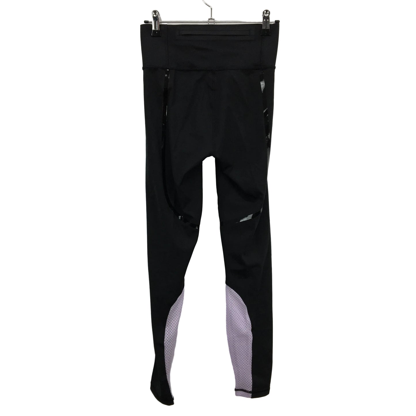 Puma Bonded High Waisted Black Lavender Full Length Tights Ladies Size Small NEW