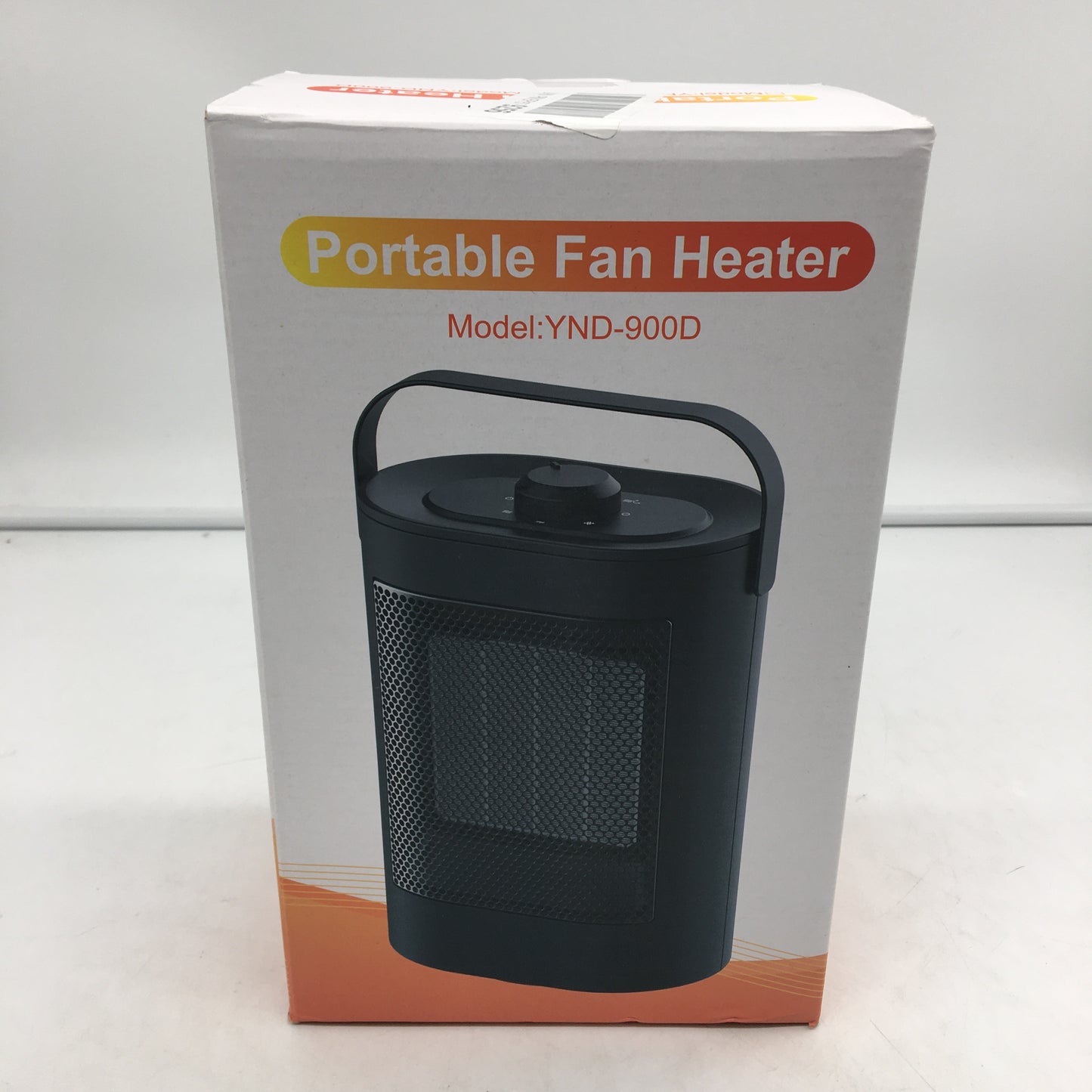 Portable Fan Heater YND-900F/D Black Space Heater With Handle